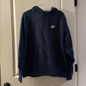 Nike Navy and Grey Sweatshirt